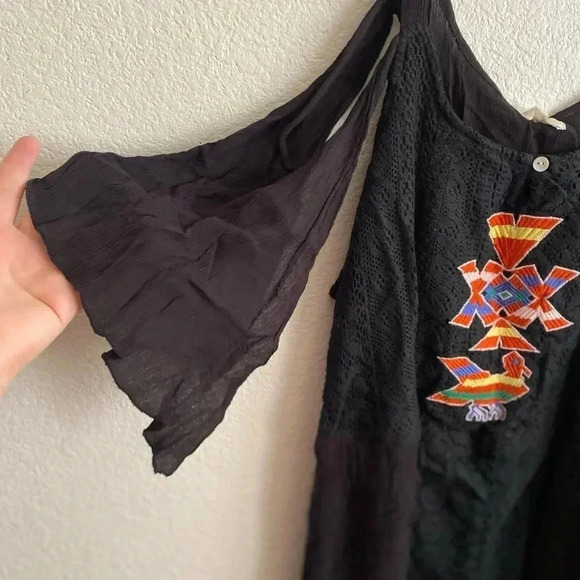 🆕Plus Size Black Lace Cold-Shoulder Tunic 3X🆕 - Picture 6 of 13